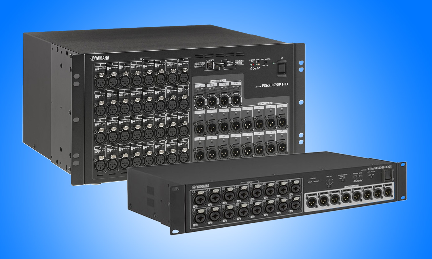 Rio 3224 & Rio 1608 Dante stage boxes rentals - JRW AVL